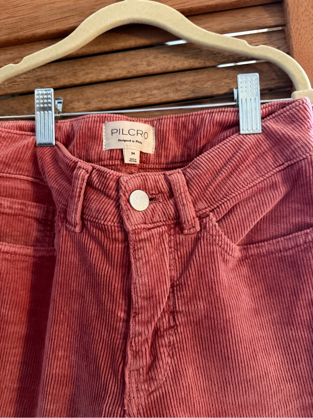 Pilcro Kids Corduroy Pants in Rosewood